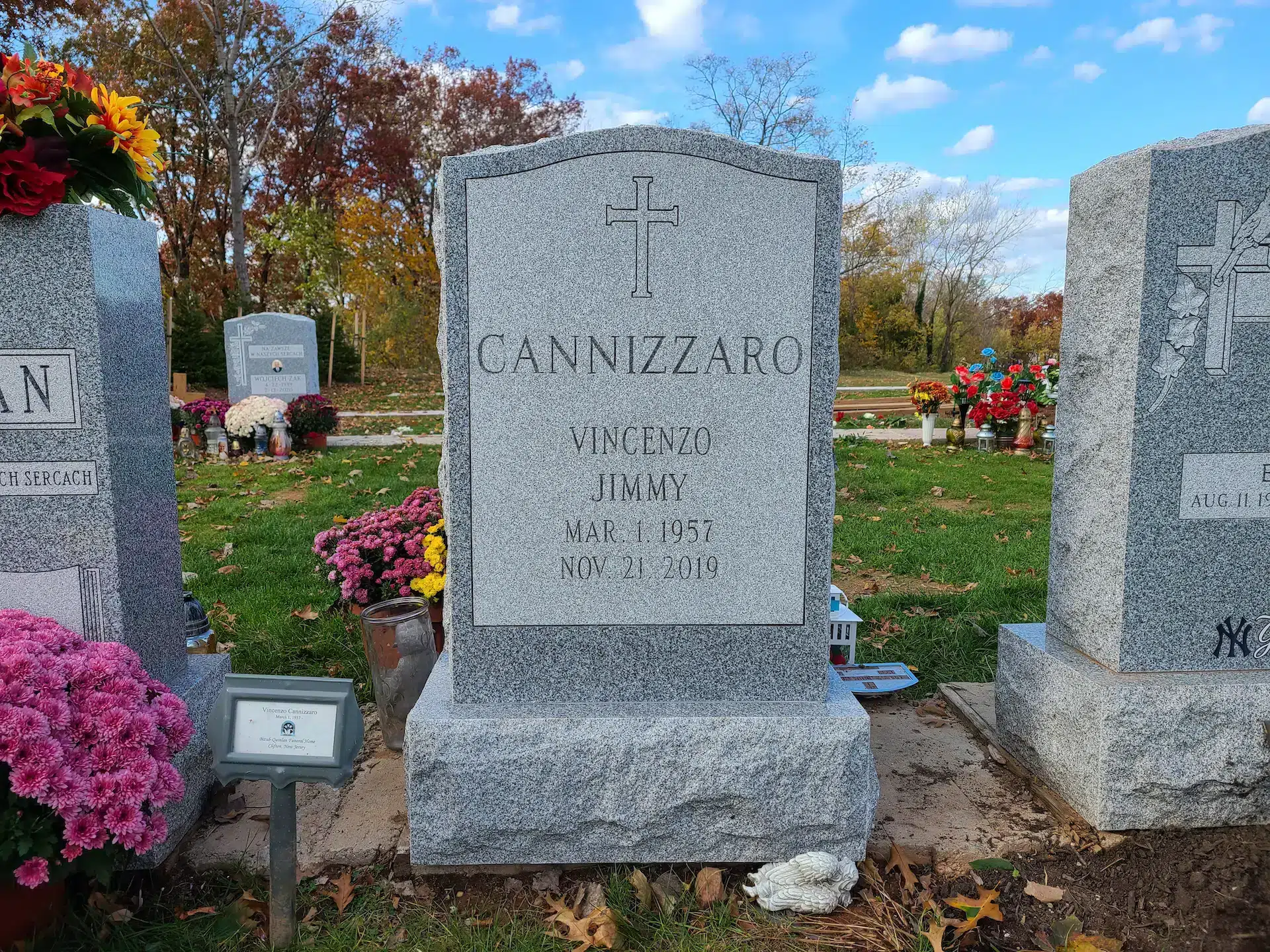 Headstones by Da Vinci Gravestones and Monuments.
