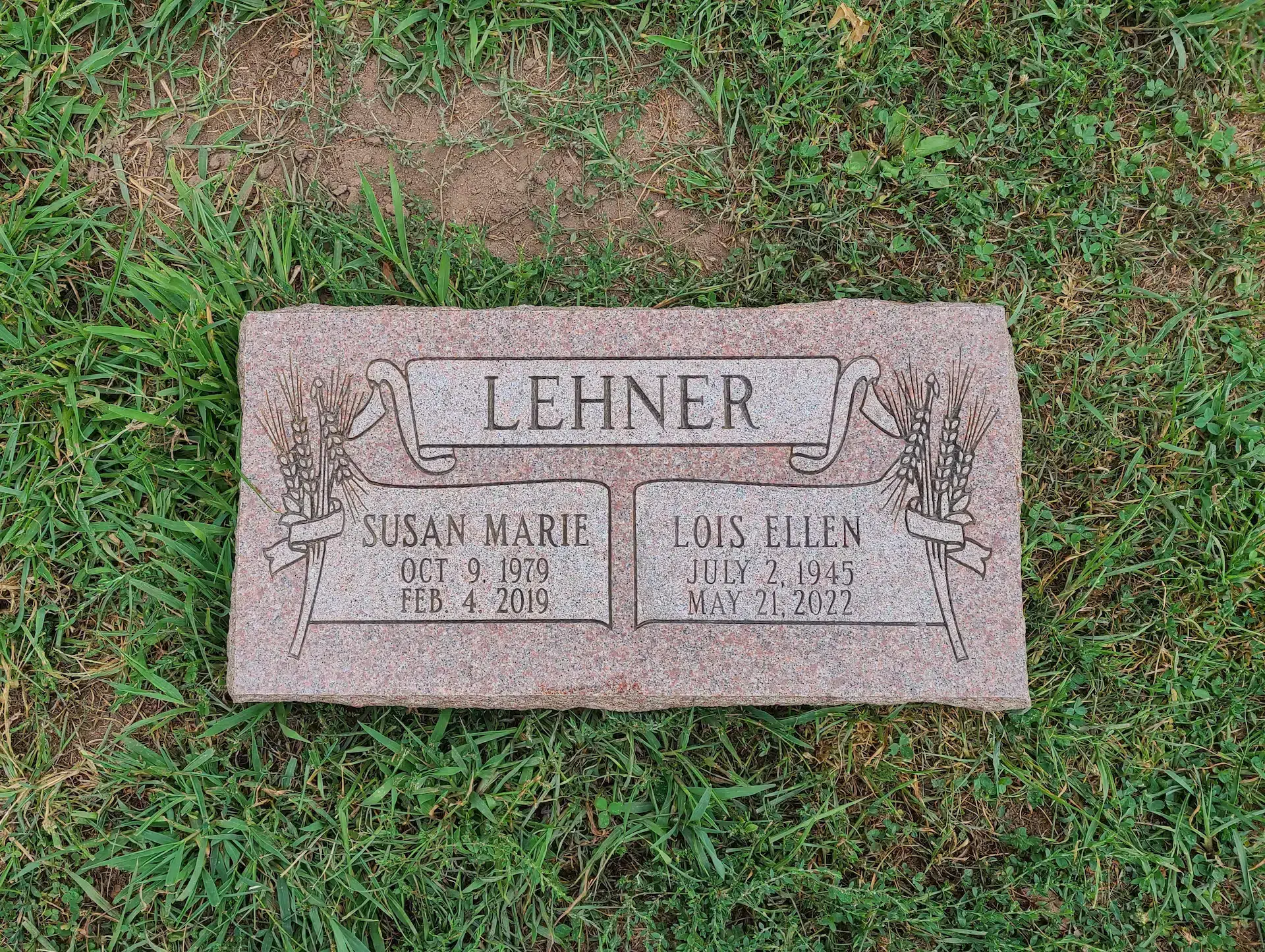 Grave markers by Da Vinci Gravestones and Monuments.